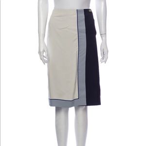 Salvatore Ferragamo NWT color block skirt